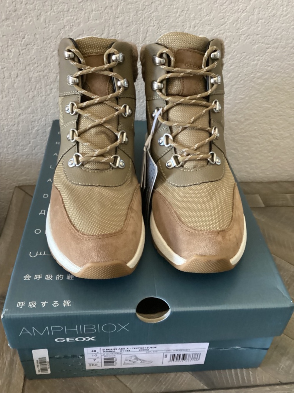GEOX Braies Faux Fur Hiker Boot (Women), size US 10/EU 40 - Picture 6 of 12